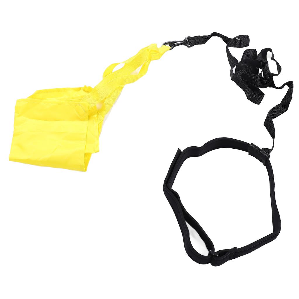 Swim Parachute Resistance Belt Set Nylon PP Anti Loosening Buckle Swimming Parachute Resistance