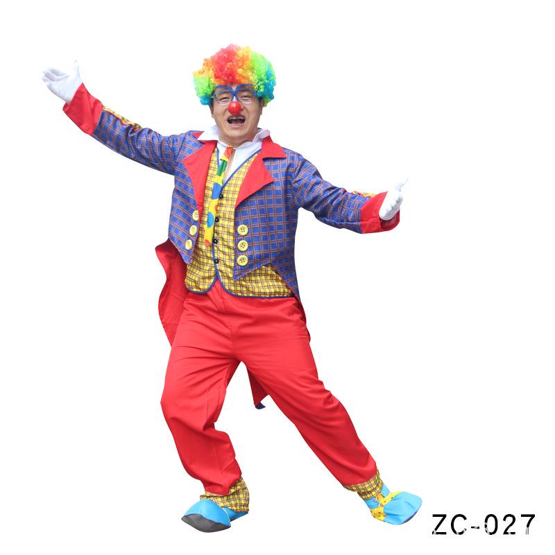 Adult Clown Cosplay Costume for Parties and Masquerades – Includes Clothes and Accessories