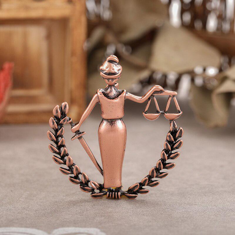 Blucome Rose Peace Women Brooch Pins Alloy Legal Lawyer Badge Collar Clip HIjab Pins Suit Coat Wheat Ears Figure Brooches