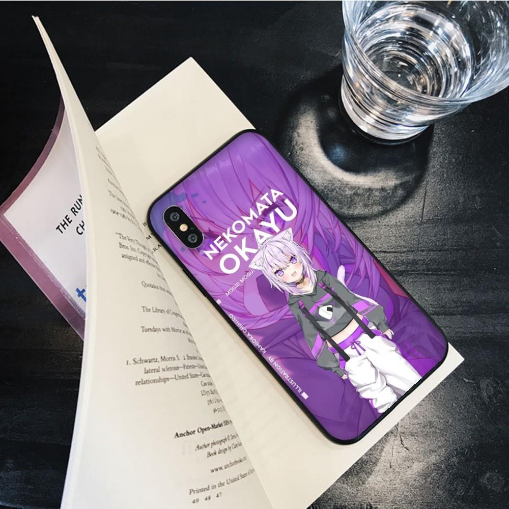 

Чехол для телефона Kawaii Nekomata Okayu для iPhone 15 8 7 6 6S Plus X SE 2020 XR XS 14 11 12 13 Mini Pro Max iPhone 12 pro