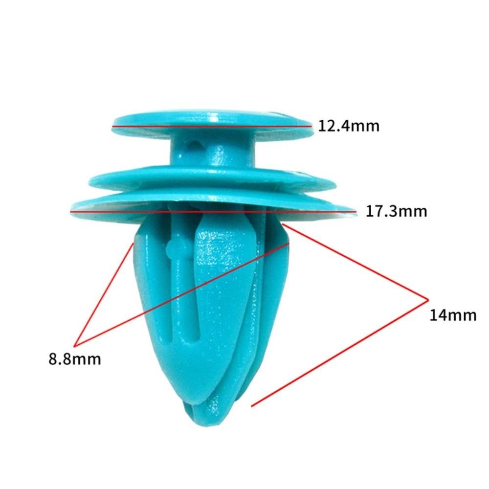 

100pcs Accessories Retainer Fastener Rivet Door Buckle Car Interior Seal Ring Car Door Panel синій