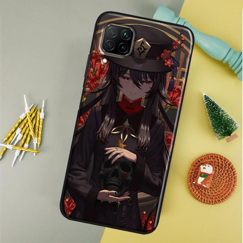 Hu Tao Genshin Impact For Huawei Nova 12i 11i 8i 12s 9 10 SE Y90 Y60 Y70 Y72 Y61 Y91 P20 P30 P40 Lite P60 Pro Case