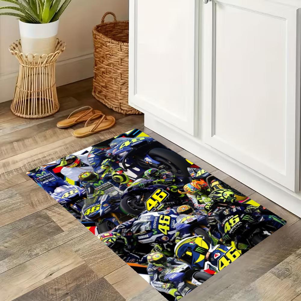 Doctor Valentino Rossi Kitchen Floor Mat Long Strip Mat Antislip Machine Washable Suitable For Bathrooms Laundries Home Decoration Carpets