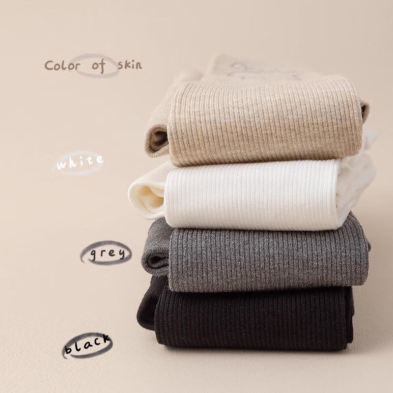 Langsha Girls' Fleece-Lined High-Waist Tights