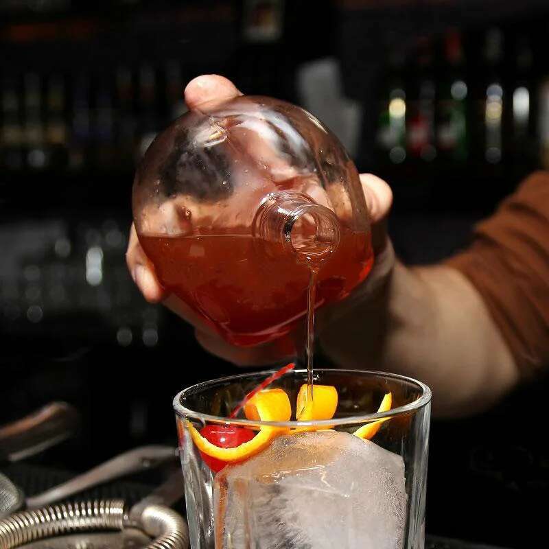 Nuova Bottiglia da Vino Whiskey Testa di Teschio con Tappo Strumenti da Bar Creativi Bicchieri Set Vino Alcolici Liquore Vodka Soju Caraffa Bottiglia da Vino