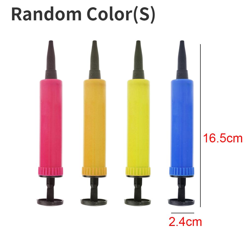 Hand Push Balloon Pump Plastic Balloon Inflater Air Pump Balloon Accessories Birthday Party Wedding Supplies Randomly Color 1 PCS