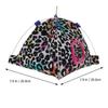 Pet Bed Tent for Small Pets Indoor Use Material Resting Function 1Pack