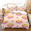 Yellow Duck Bedding Set Single Twin Full Queen King Size Little Duck Bed Set Aldult Kid Bedroom Duvetcover Sets 3D Print 020
