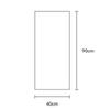 Foglio di Alluminio Adesivo da Cucina 40 X 90 cm (3.75 pollici x 11.43 pollici) Blu / rosa