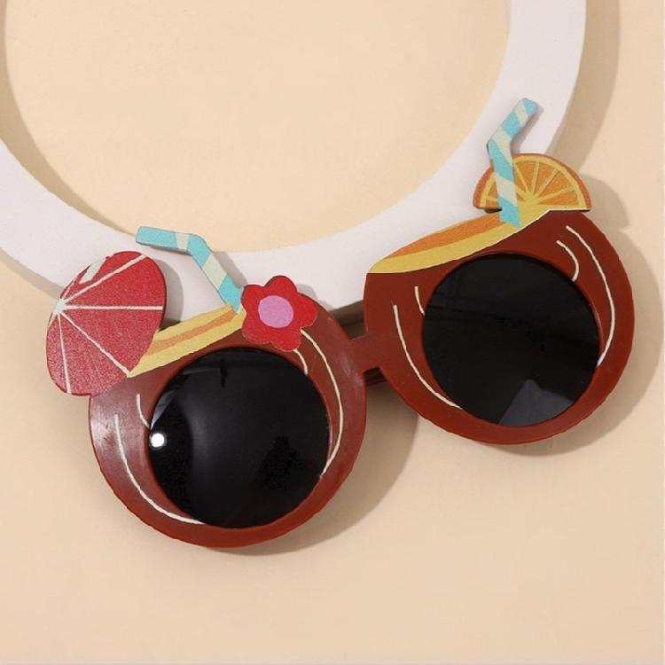Creative Hawaiian Fruit Eyewear Compact Portable Design For Role Playing Games Themed Parties And Outdoor Use