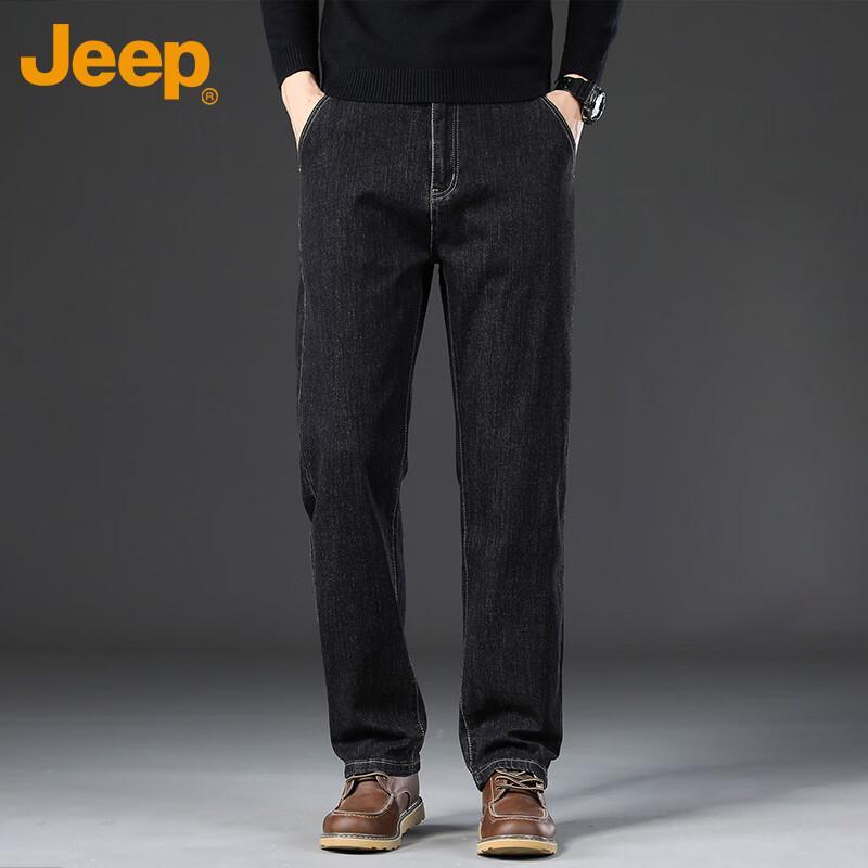 JEEP Men's Autumn/Winter Straight-Leg Loose Fit Jeans