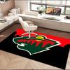 Minnesota Area Rug Suitable for Indoor And Outdoor,Carpets for Playroom, Homes, Offices, Living Rooms,Home Decor,Christmas Fan Gift