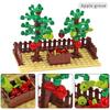 Moc Farm Animals Trees Plants Construction Blocks Toy Sets Henhouse Blocks Toy Sets For Kids Gifts With Vegetables Fruits Blocks Parts