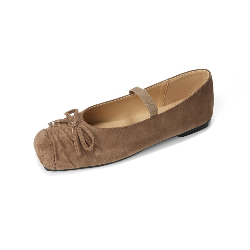 Retro Flat Single-shoe Women's Ballet One-strap Shoes