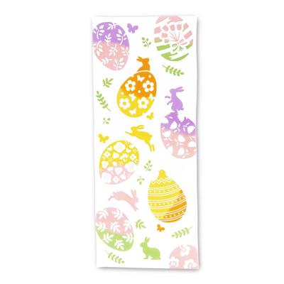 JIKAN STYLE Tenugui Hand Made In Traditional Happy Mail 50307 Towel, Stylish, Chusen-dyed Cotton, Japan, Souvenir, Craft, Spring, Easter, Cotton,
