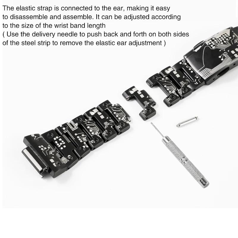 Zestaw Modyfikacyjny Tytanowo-Stalowy do Zegarka Casio G-SHOCK DW5600 GW-M5610 GWB5600 GMW-B5000 Metalowa Koperta Pasek Zamienny