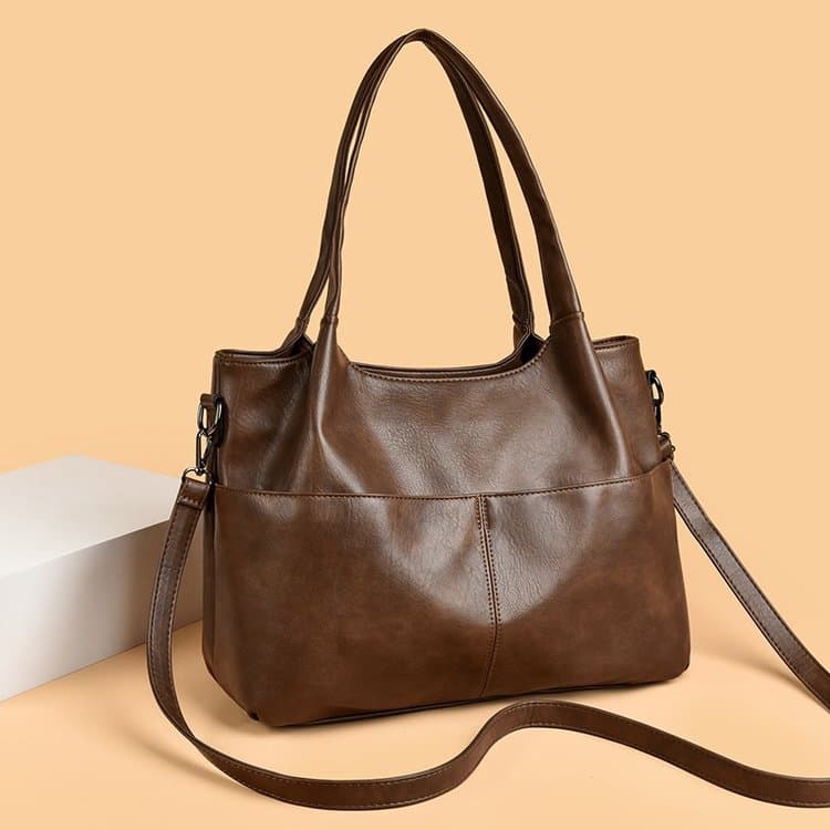 

Soft Leather Large-capacity Tote Bag Women s One-shoulder Crossbody Bag