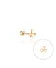 Lloyd Happiness Three-Leaf Clover 10K Gold Piercing Lptq3002T