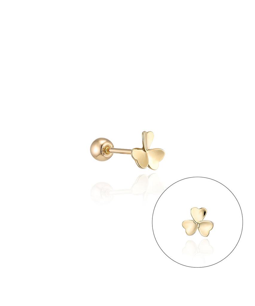 Lloyd Happiness Three-Leaf Clover 10K Gold Piercing Lptq3002T
