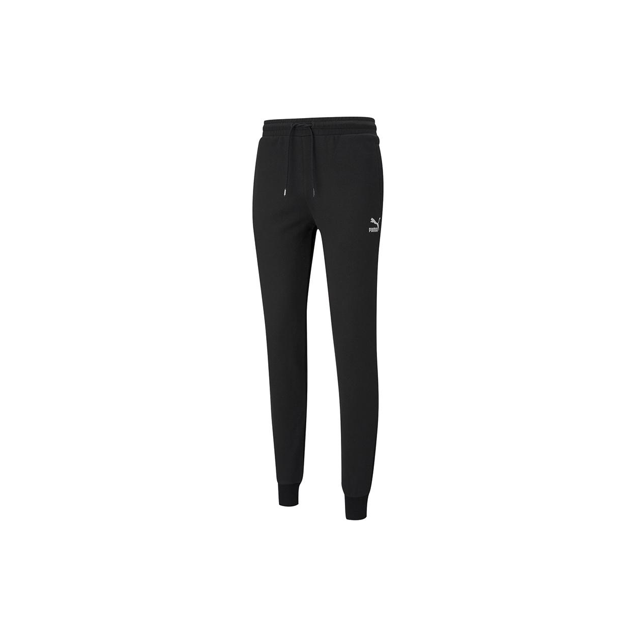 PUMA Classics Athleisure Casual Sports Breathable Lacing Long Pants Black Men s 531375-01 L