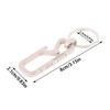 1Pc Titanium Alloy Carabiner Multi-Function Keychain Outdoor Waist Hanging Chain Ring Buckle Beer Bottle Opener Edc Tool