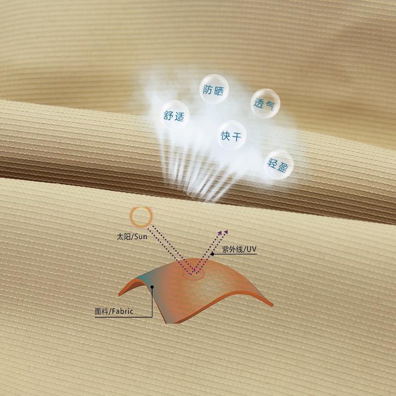 Sunscreen Shawl Big Eaves Bucket Hat Men's Quick Drying Sun Hat Women's Breathable Outdoor Fishing Big Edge Hat