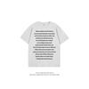 Letter printing casual style short-sleeved t-shirt women's summer new trendy brand loose and versatile inner half-sleeved top