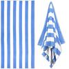 Ultra-Absorbent Quick-Drying Striped Beach Towel with Custom Digital Print
