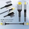 8K 10K HDMI-Kabel 2.1 2er-Pack 48 Gbit/s High Speed HDMI 4K@120Hz 8K@60Hz, HDCP 2.2 & 2.3, eARC, HDR 4:4:4 Kompatibel für HDTV/PS5/Blu-ray