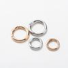Zinc Alloy Electroplated Spring Ring Keychain & Jewelry Buckle