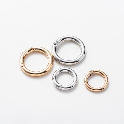 Porte-clés Anneau Ressort Plaqué Alliage de Zinc & Boucle de Bijouterie