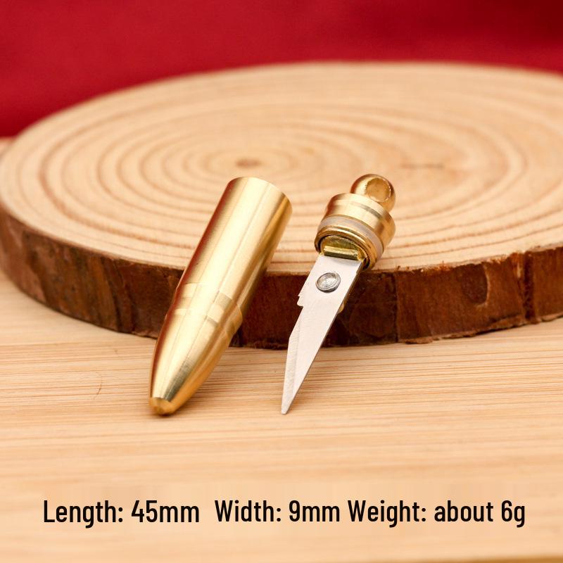 Китайский антикварный латунный брелок-подвеска - Винтажное бронзовое подвесное украшение