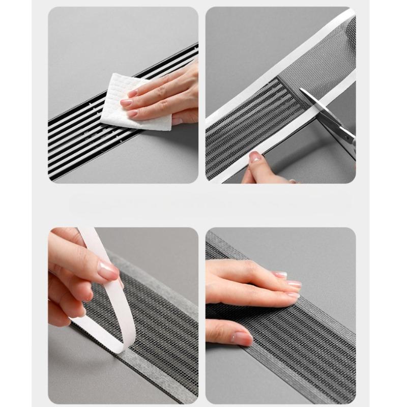 Screen Repair Tape for Window and Door, Adhesive Patch for Fixing Rips Holes Tears, Self-Adhering Mesh Film for Mosquito Net Repair