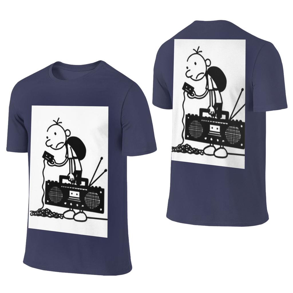100% Baumwolle Diary of a Wimpy Kid Old School T-Shirt Unisex Doppelseitiges T-Shirt Unisex Rundhalsausschnitt Sommerhemden Oberteile S6XL