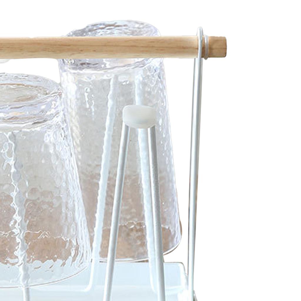 Kitchen Drain Cup Holder Portable Multifunctional Water Bottle Drying Drainer Rack for Living Room