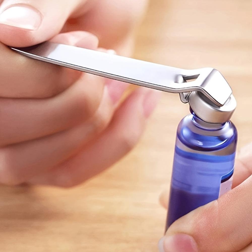 

1 упаковка мини-декаппера из нержавеющей стали для флаконов с лекарствами, ботоксом и напитками, компактные и простые в использовании мини-инструменты