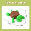 Panicked Turtle Coaster Creative Funny Toy Cute Cup Holders Coffee and Tea Tableware Turtle Base Cup Mat Decoration Coasters