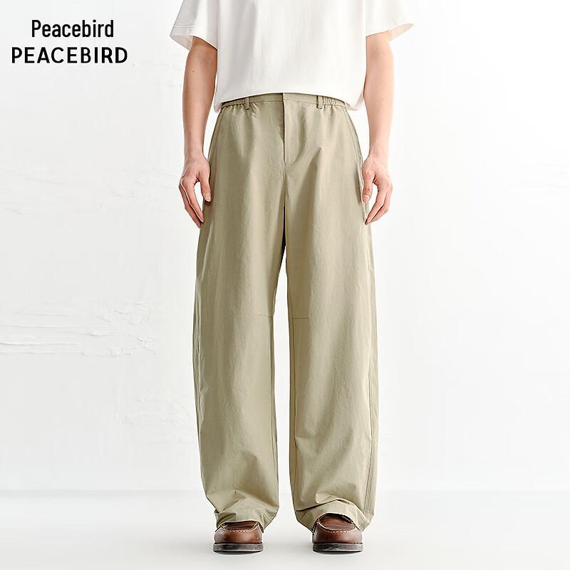 Peacebird Men s Casual Wide-Leg Trousers BBGBG215F 30