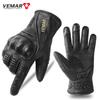 Men's Cycling Leather Wear-resistant Locomotive Racing Black Gloves Four Seasons Motorcycle Equipment