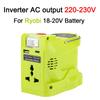Portable Inverter 200W AC For Dewalt For Makita/Bosch/Milwaukee/Ryobi 18V Battery 120-220V Modified Sine Wave Power Adapter USB