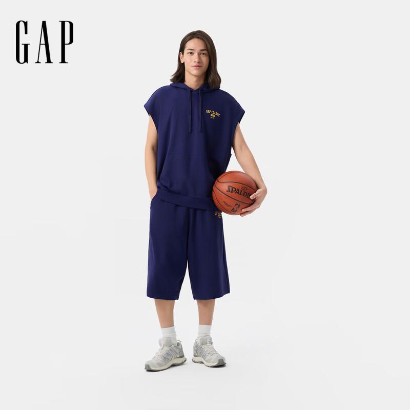 

Gap Женские эластичные укороченные вязаные брюки со средней посадкой с принтованным логотипом 165/76A