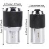 2PCS Adjustable Jaws Tap Set 3/8" Drive Adapters Ratcheting Tap Set Cr-Mo Steel Adjustable Tap Holder