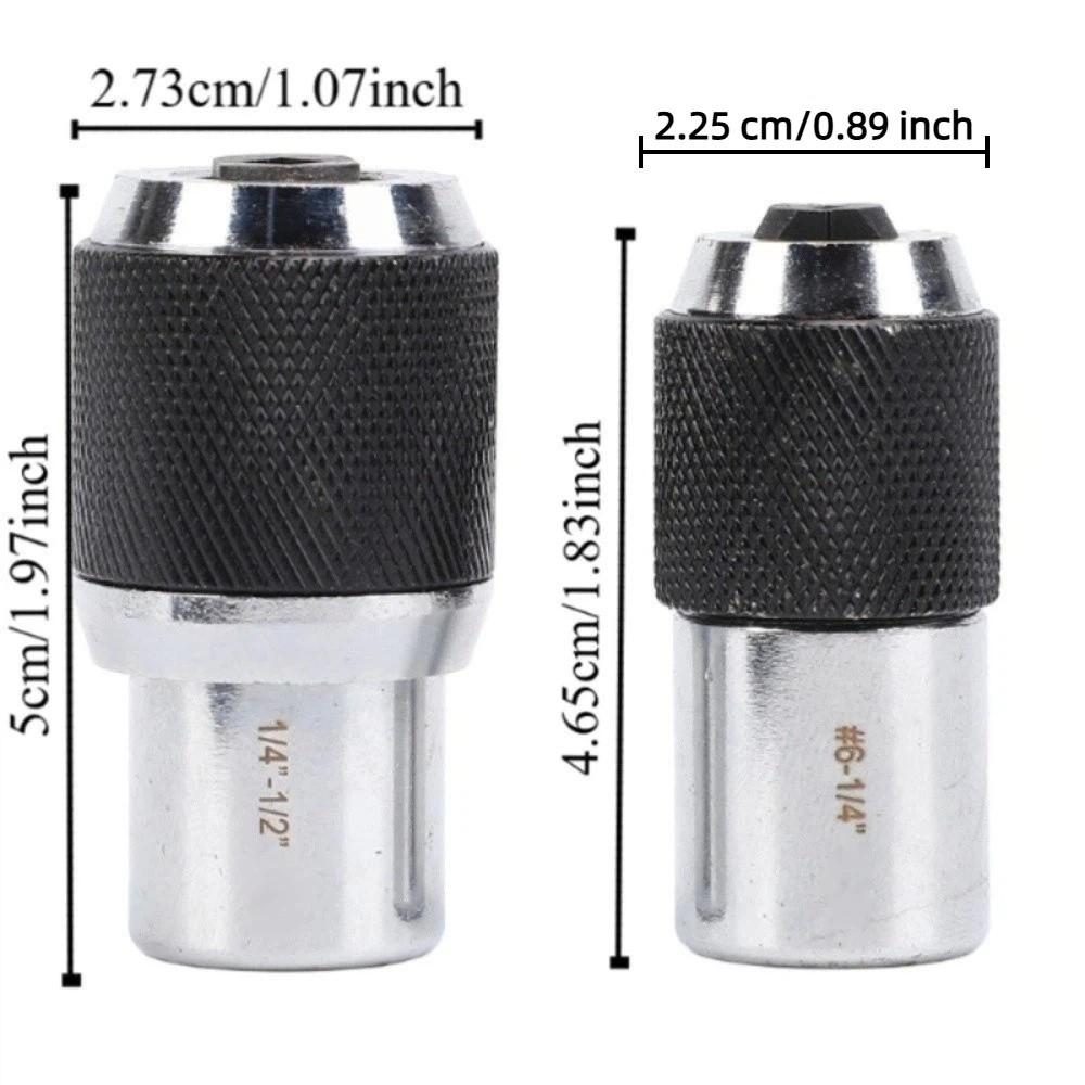 2PCS Adjustable Jaws Tap Set 3/8" Drive Adapters Ratcheting Tap Set Cr-Mo Steel Adjustable Tap Holder