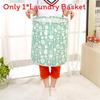 Collapsible Cotton Linen Laundry Basket With Handle For Clothes And Storage In Modern Home Decor