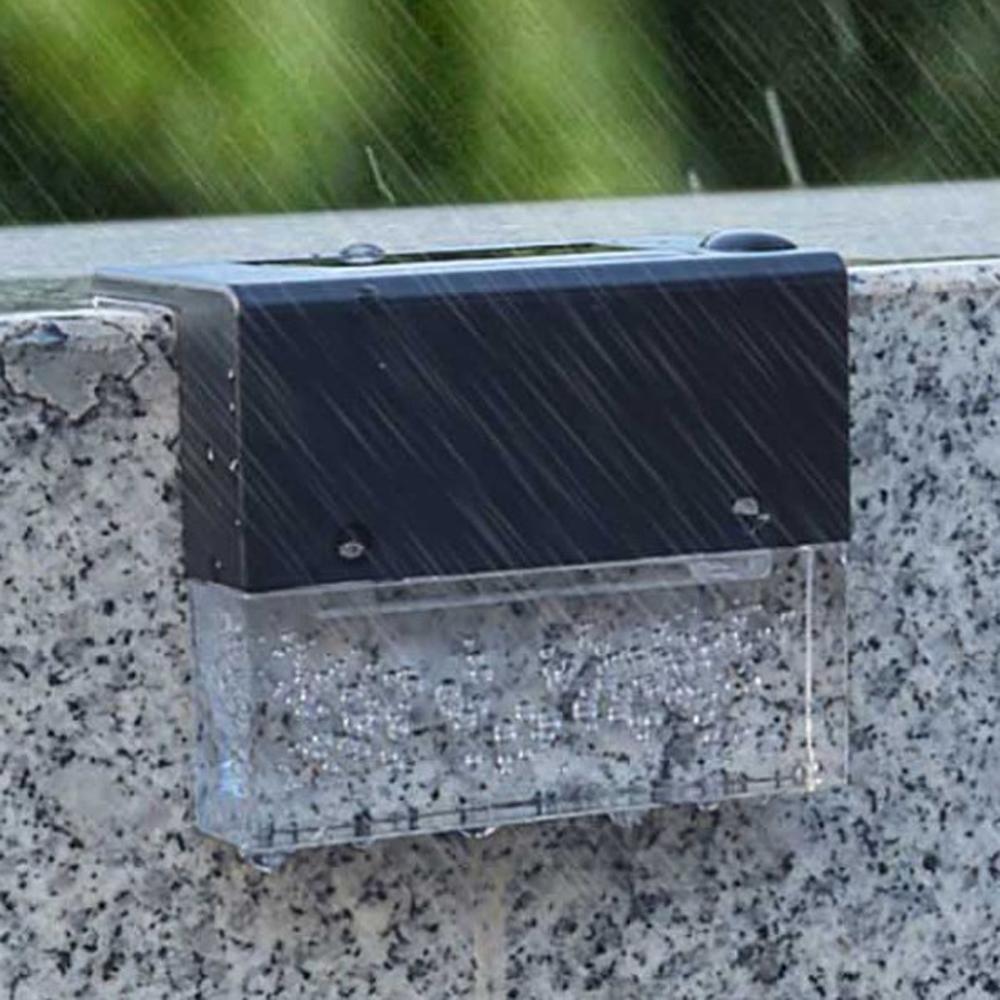 Outdoor Solar Lights Garden Decoration Lights Step Deck Light Courtyard Decor Light 1 белый