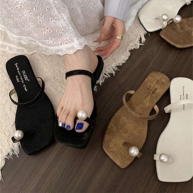 Fashion Flats Clip Toe Women Slippers Fashion Casual Shoes Walking Cozy Woman Sandals 2025 Trend Brand Summer Beach Zapatillas De Mujer
