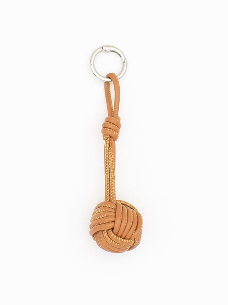 Korean Style PU Leather Hand-woven Ball Bag Pendant & Phone Charm - Autumn/Winter Collection