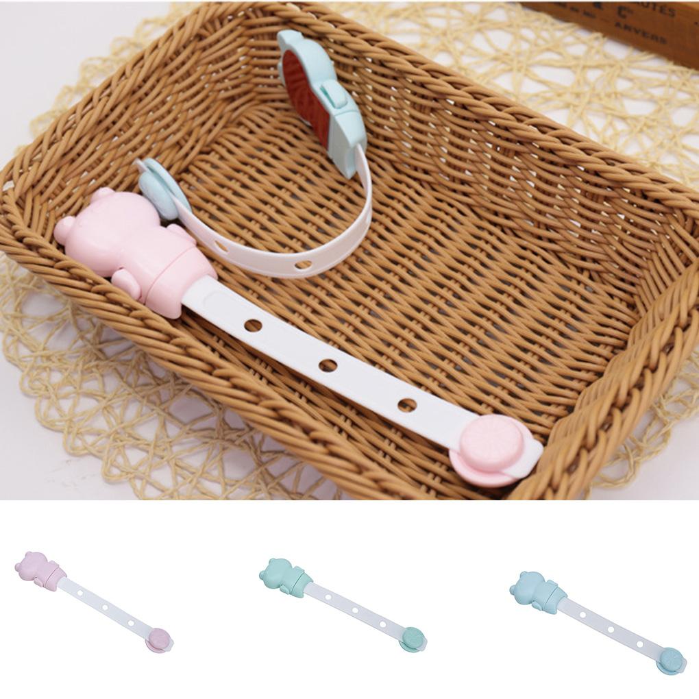 4pcs Cartoon Child Protection Lock Cabinet Drawer Furniture Anti\-Pinch Safety Bumper Adjustable Multifunctional Lock Household