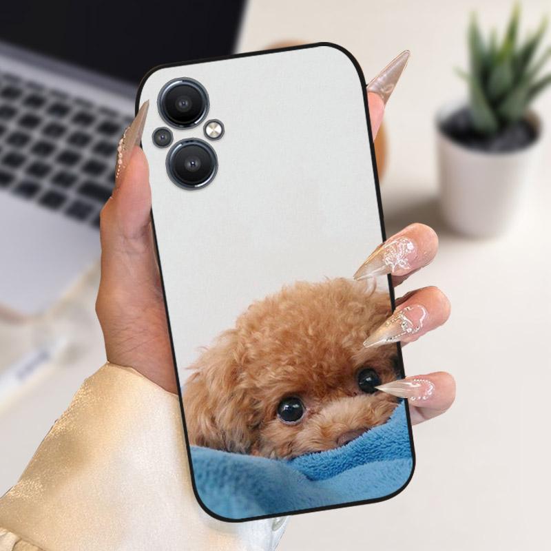 For Oppo Reno 7 8 Lite Reno7 Z 5G Case F21 Pro 5G CPH2341 Stylish Painted Cover Soft Silicone TPU Phone Cases For Oppo A96 5G