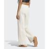 Originali Moda Anni '70 Tuta Jogger Lavorata a Maglia Tinta Unita da Donna Miracle-White JN7658
